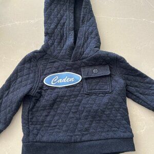 Baby hoodie for "Caden"